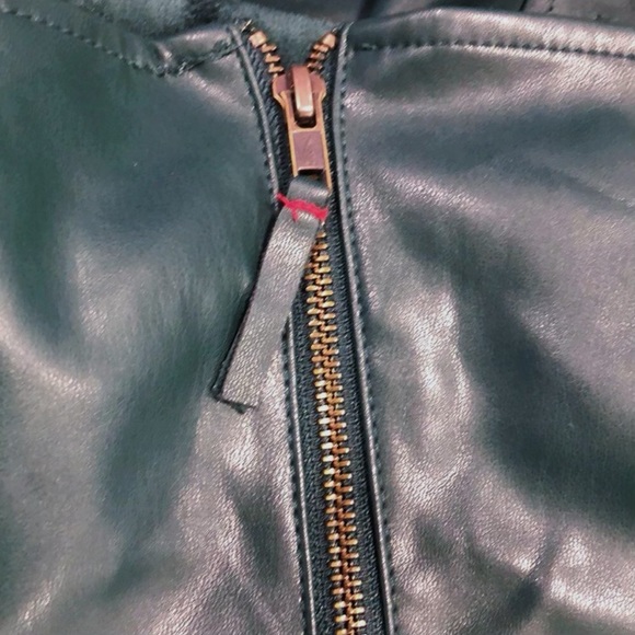 ✨HP NWT Anthro Samira Vegan Leather Jumpsuit - Picture 4 of 8